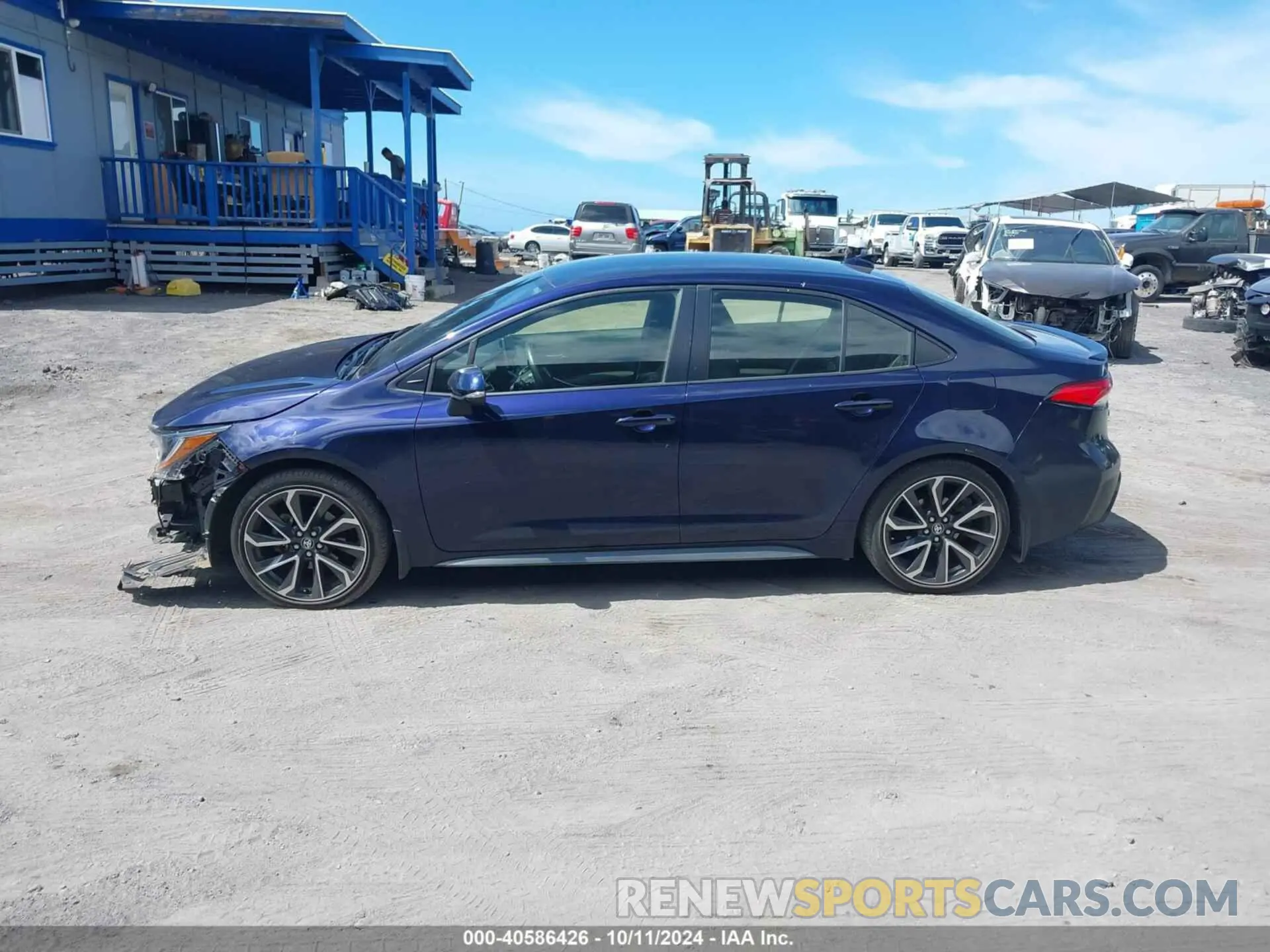 15 Photograph of a damaged car JTDS4MCE7NJ100061 TOYOTA COROLLA 2022