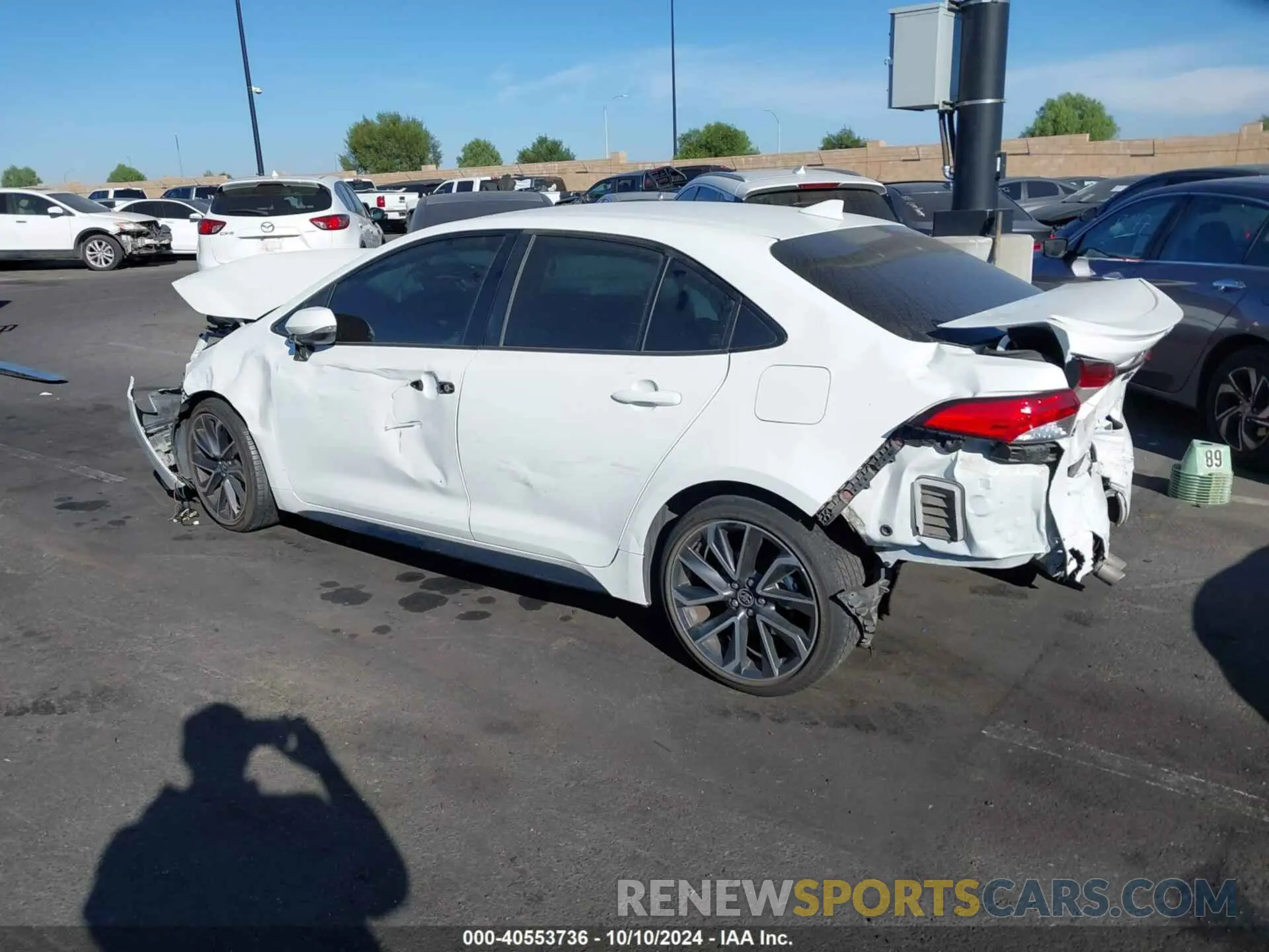 14 Photograph of a damaged car JTDS4MCE8N3503857 TOYOTA COROLLA 2022