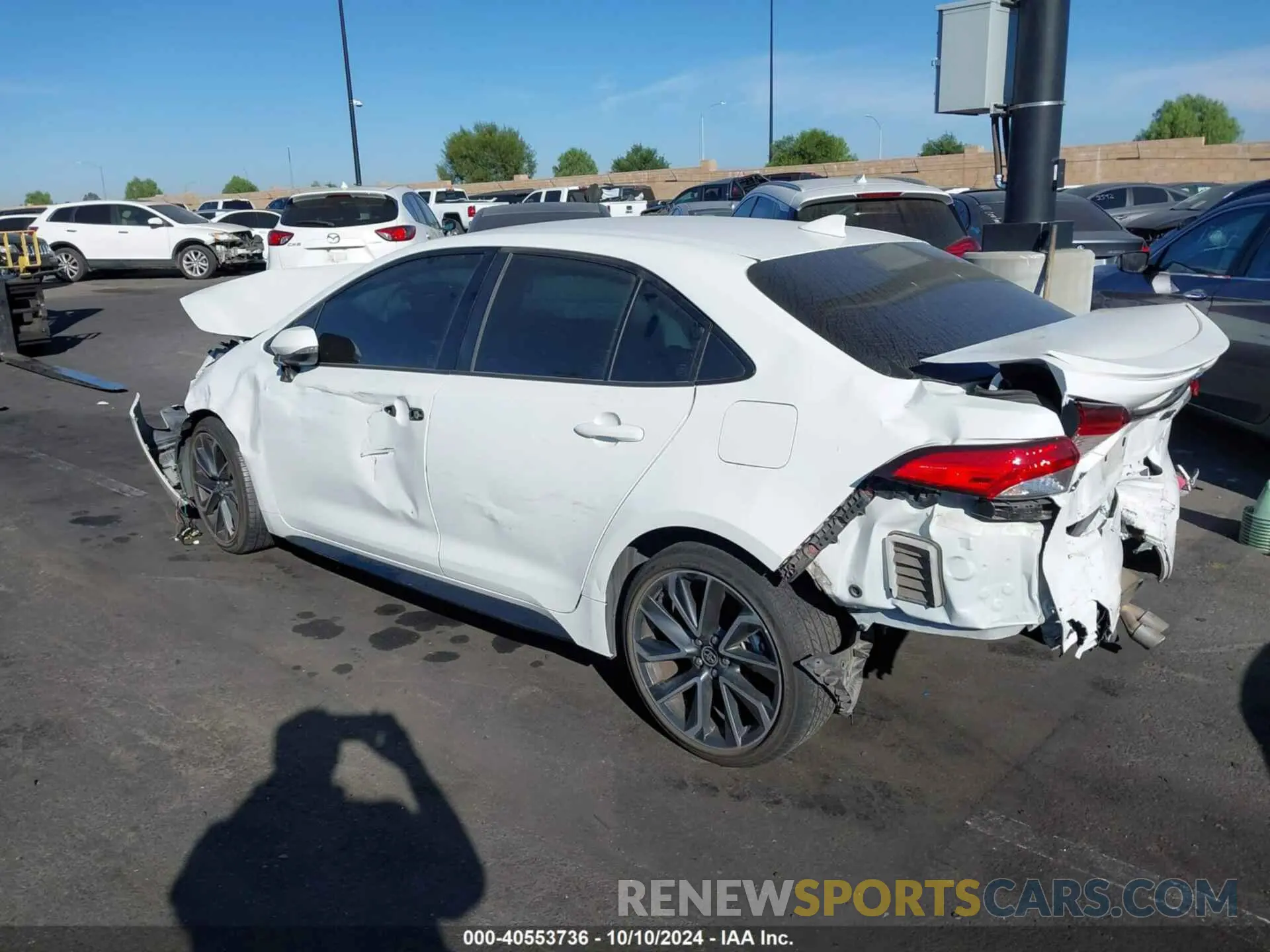 3 Photograph of a damaged car JTDS4MCE8N3503857 TOYOTA COROLLA 2022