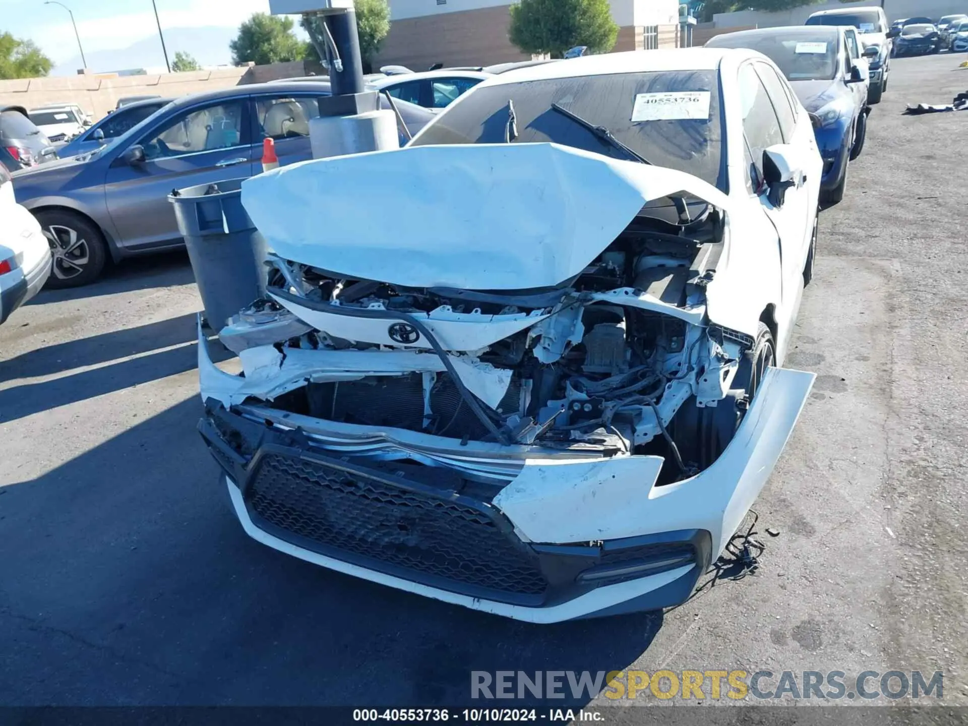 6 Photograph of a damaged car JTDS4MCE8N3503857 TOYOTA COROLLA 2022