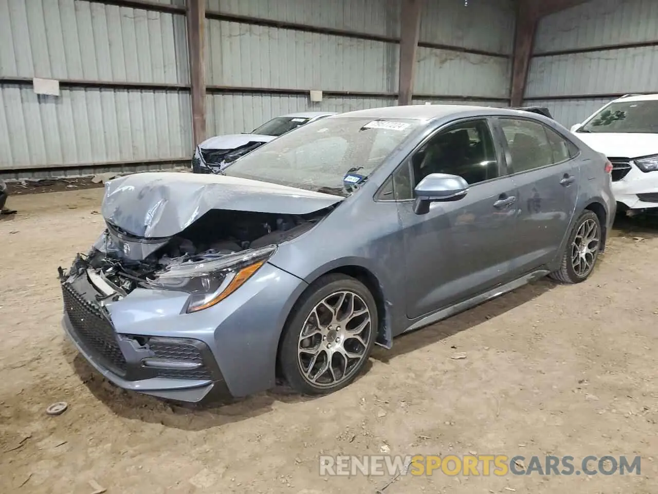 1 Photograph of a damaged car JTDS4MCE8NJ082069 TOYOTA COROLLA 2022