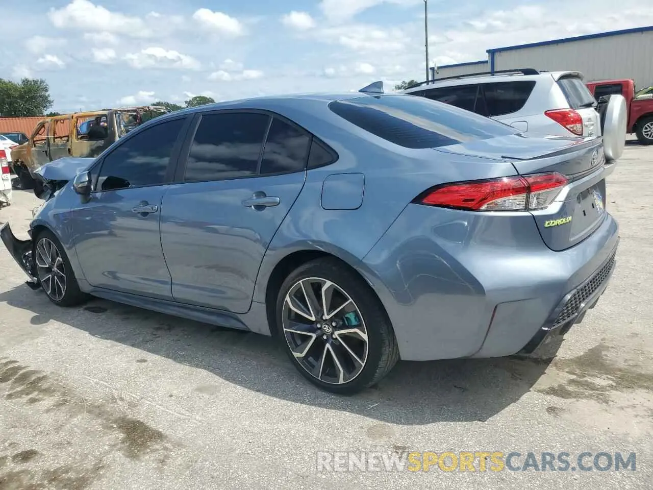 2 Photograph of a damaged car JTDS4MCE8NJ087806 TOYOTA COROLLA 2022