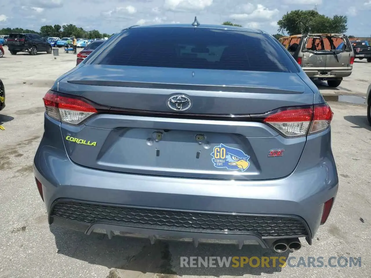 6 Photograph of a damaged car JTDS4MCE8NJ087806 TOYOTA COROLLA 2022