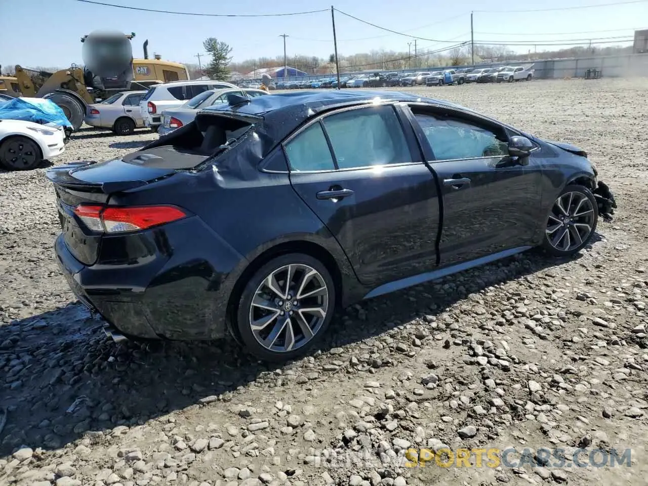 3 Photograph of a damaged car JTDS4MCE8NJ090981 TOYOTA COROLLA 2022
