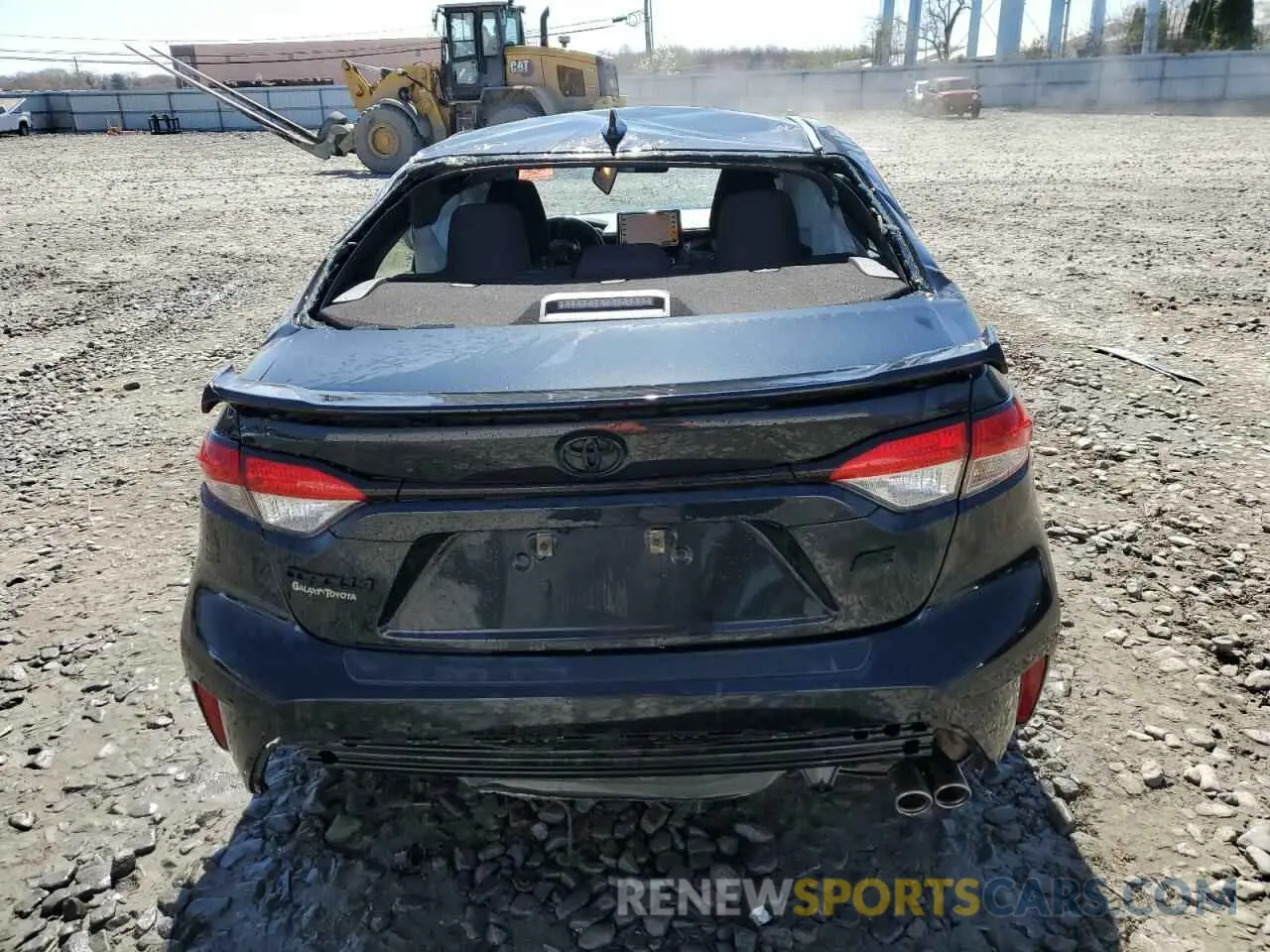 6 Photograph of a damaged car JTDS4MCE8NJ090981 TOYOTA COROLLA 2022