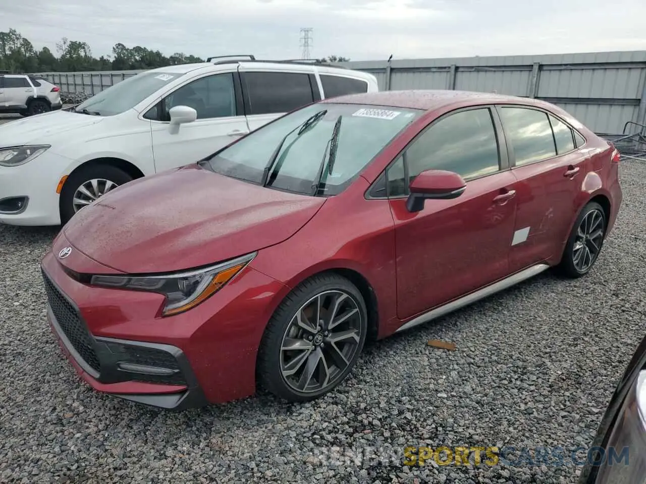 1 Photograph of a damaged car JTDS4MCE8NJ094884 TOYOTA COROLLA 2022