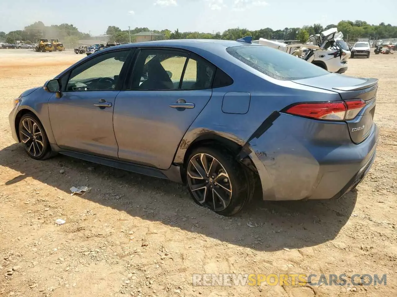 2 Photograph of a damaged car JTDS4MCE8NJ096490 TOYOTA COROLLA 2022