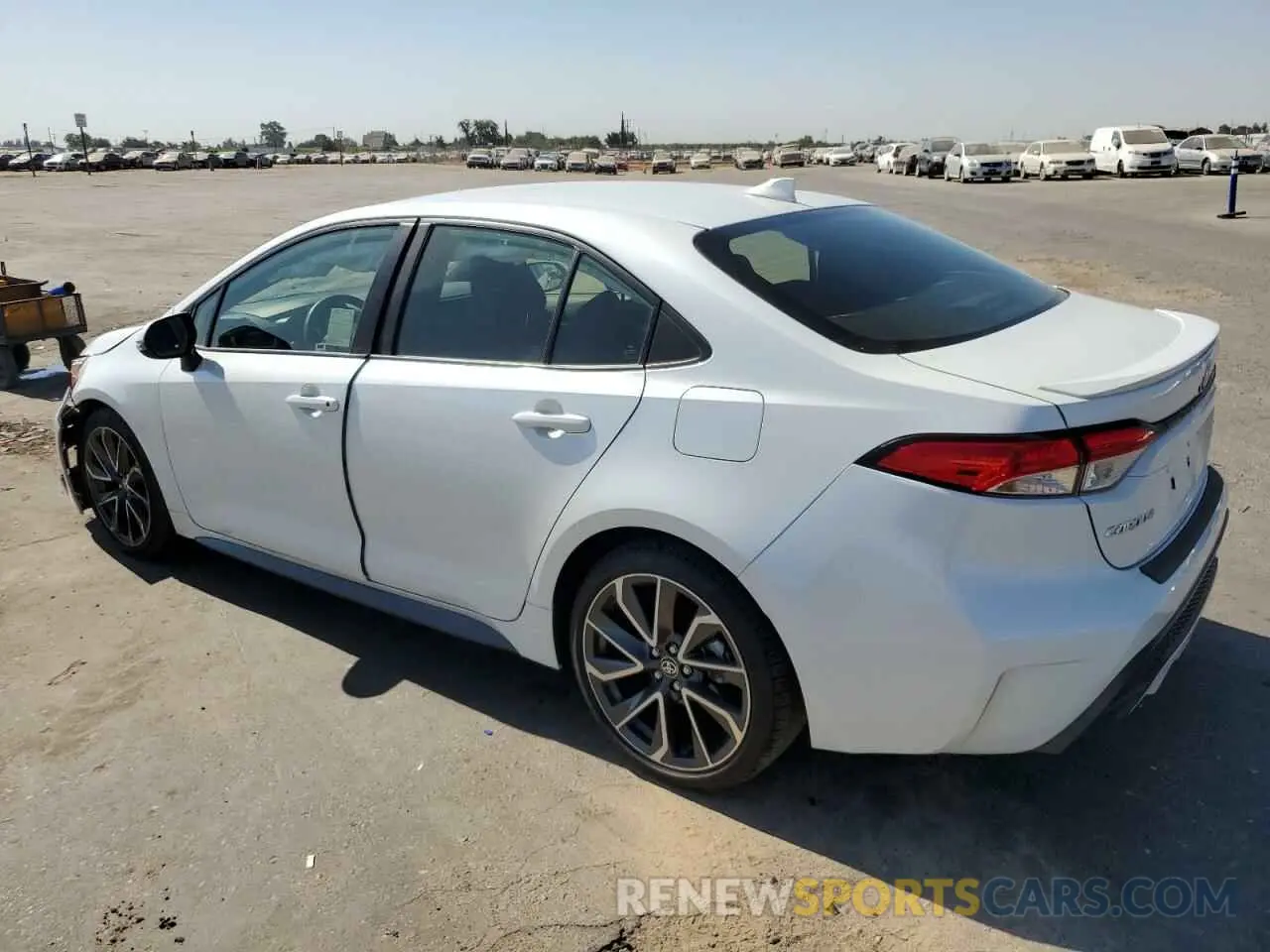 2 Photograph of a damaged car JTDS4MCE9N3501244 TOYOTA COROLLA 2022