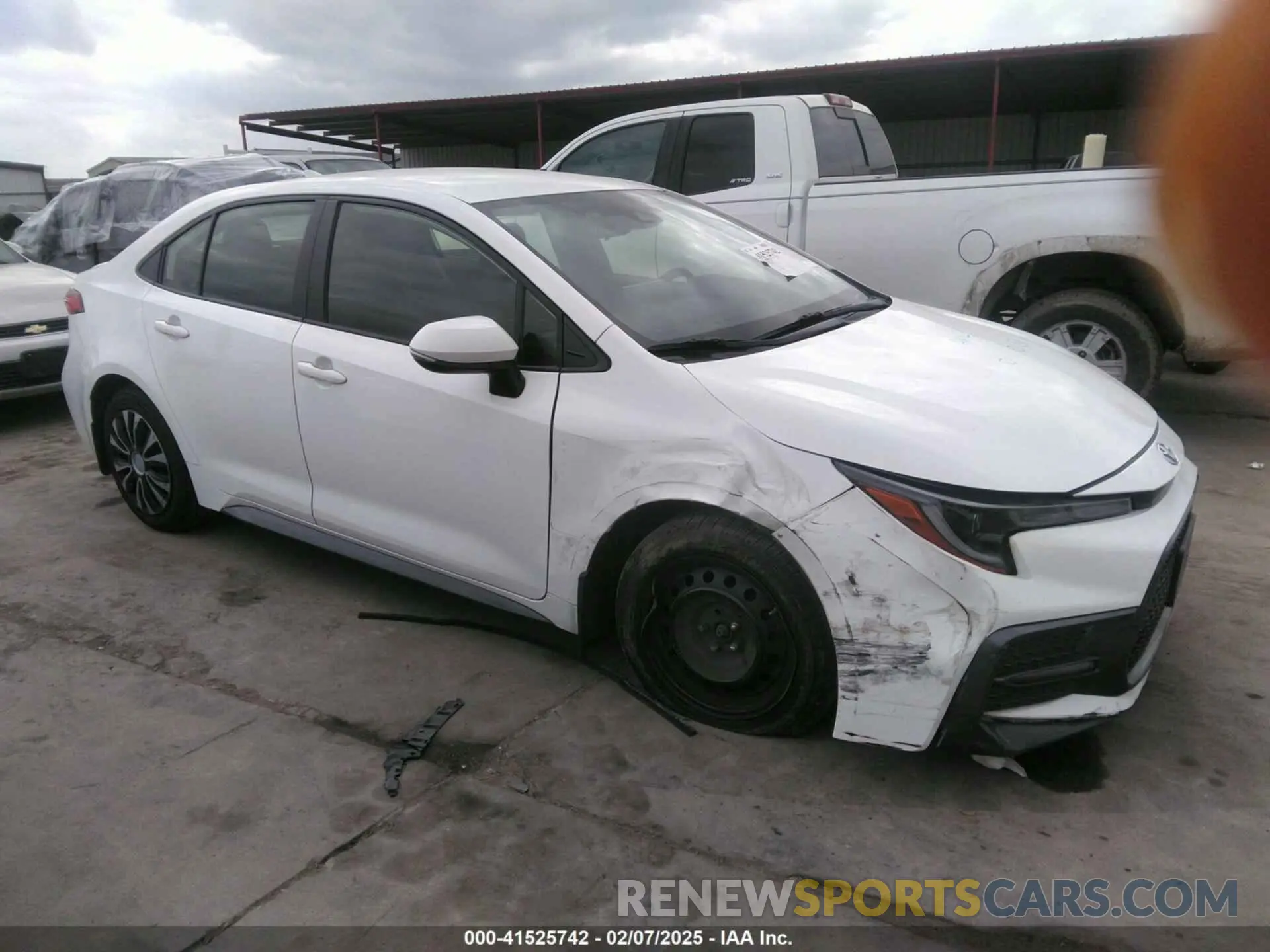 1 Photograph of a damaged car JTDS4MCE9N3501583 TOYOTA COROLLA 2022