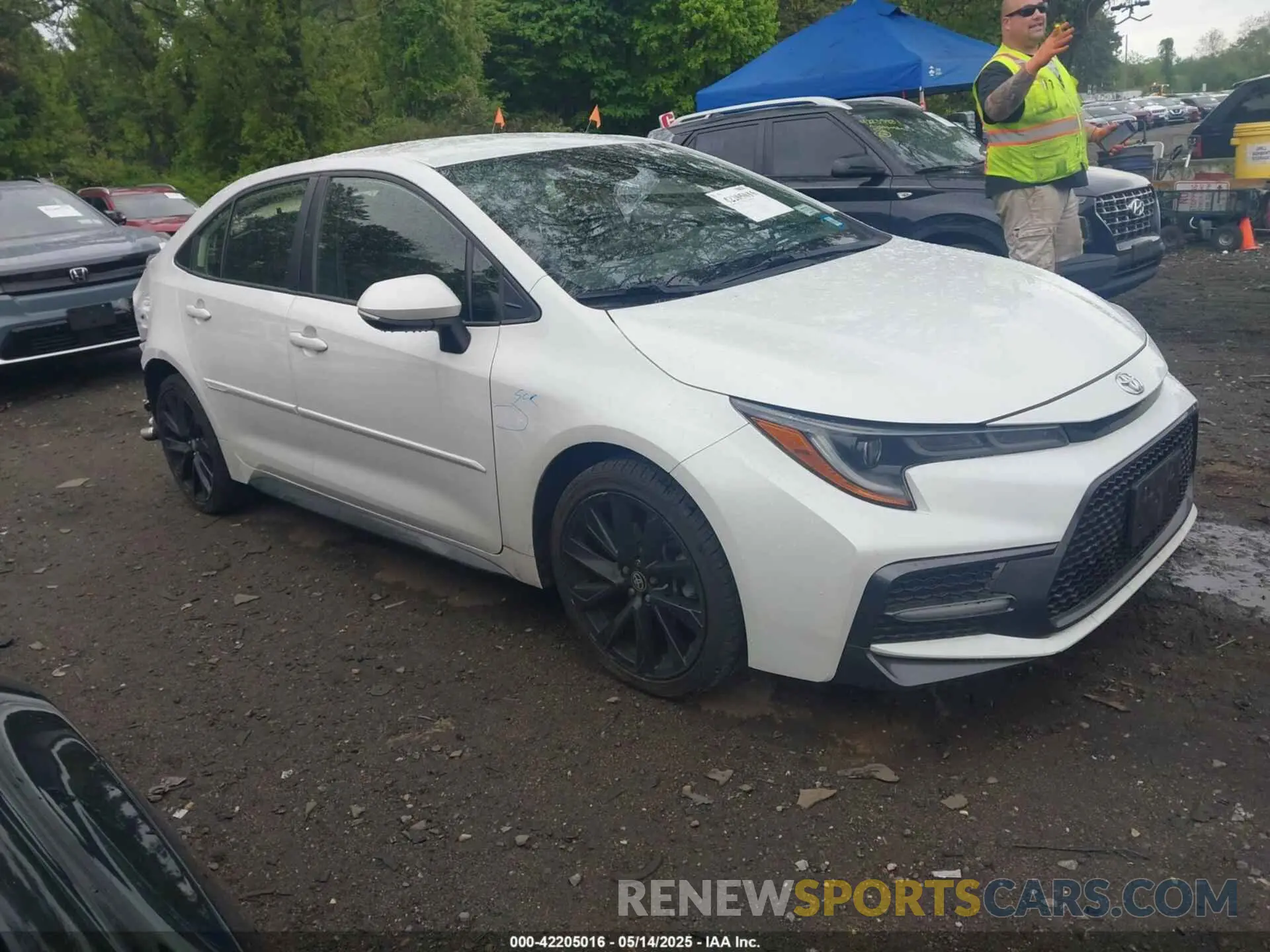 1 Photograph of a damaged car JTDS4MCE9N3504239 TOYOTA COROLLA 2022