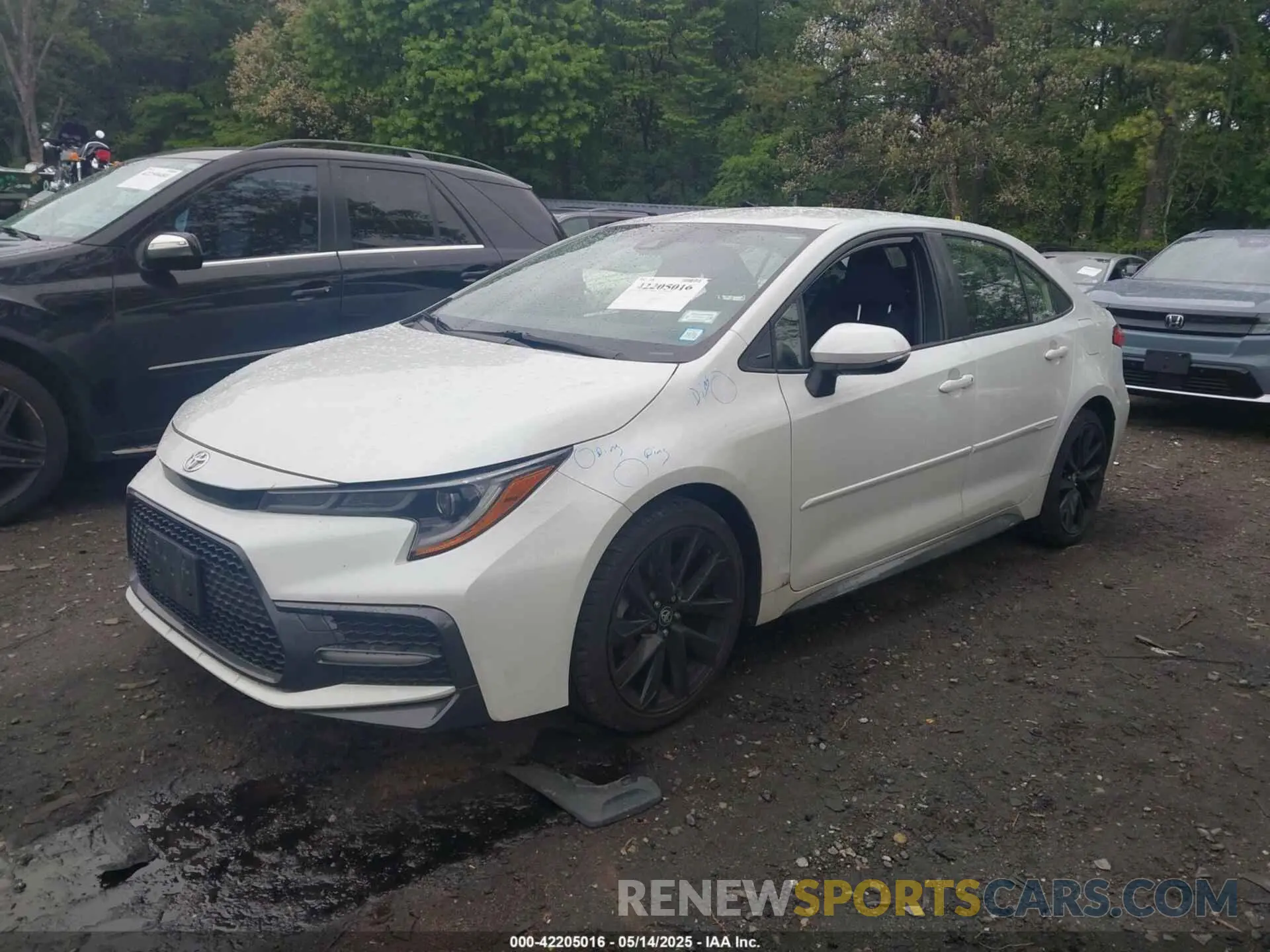 2 Photograph of a damaged car JTDS4MCE9N3504239 TOYOTA COROLLA 2022