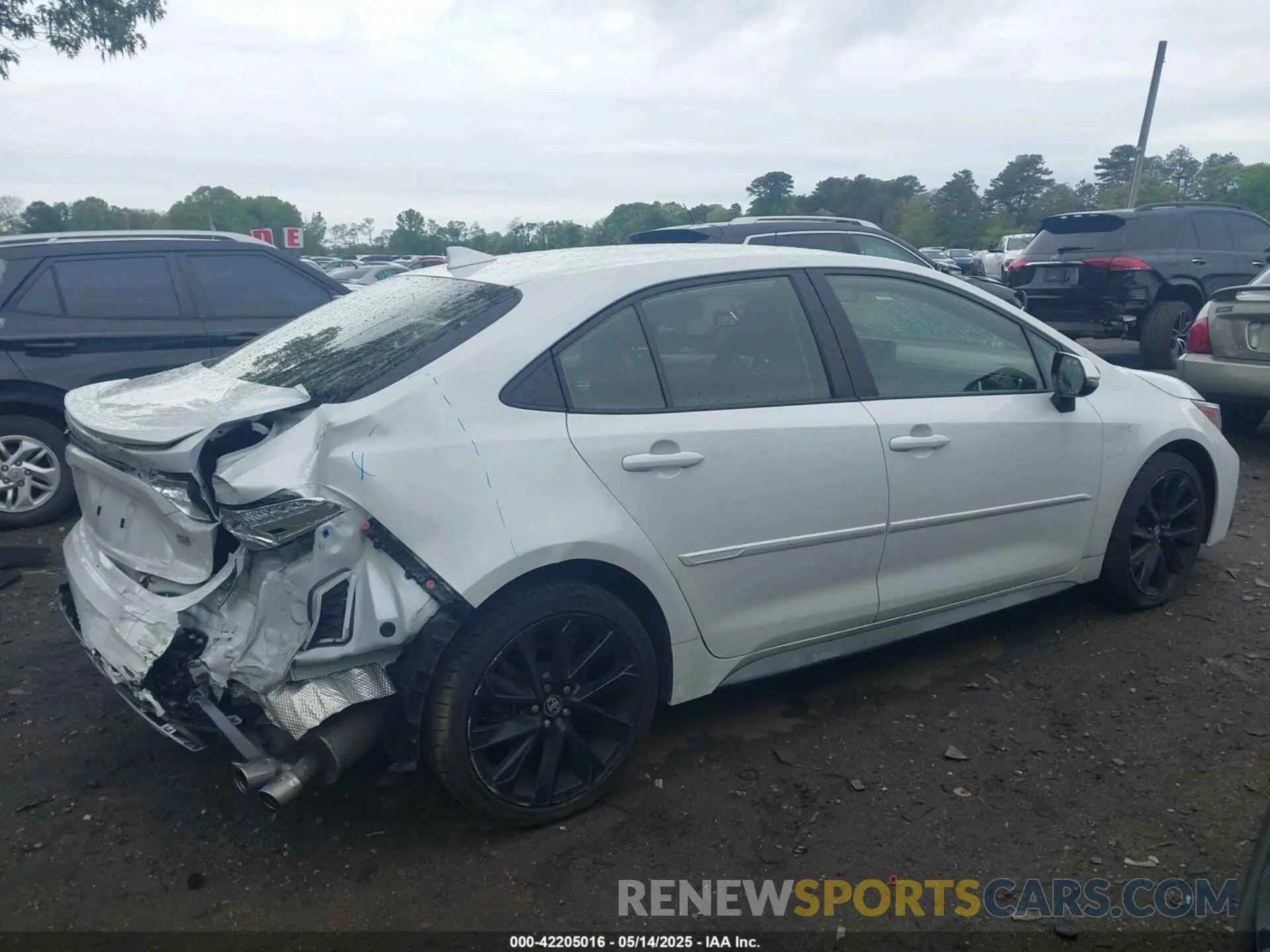 6 Photograph of a damaged car JTDS4MCE9N3504239 TOYOTA COROLLA 2022