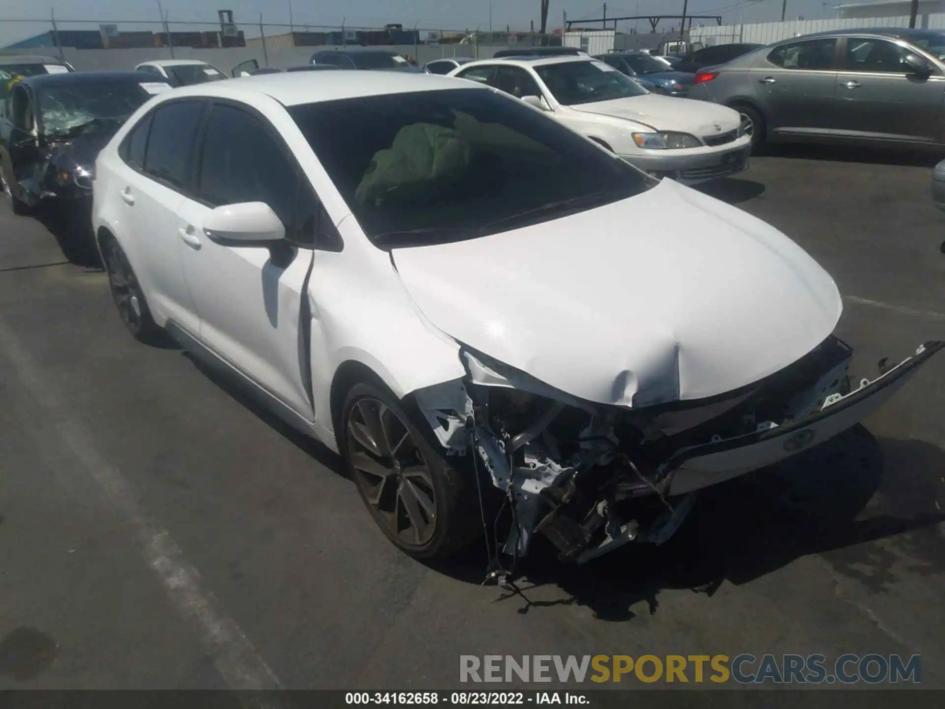 1 Photograph of a damaged car JTDS4MCE9NJ084350 TOYOTA COROLLA 2022