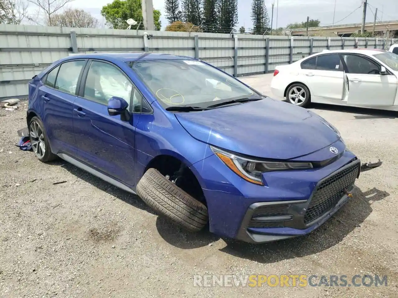 1 Photograph of a damaged car JTDS4MCE9NJ085126 TOYOTA COROLLA 2022