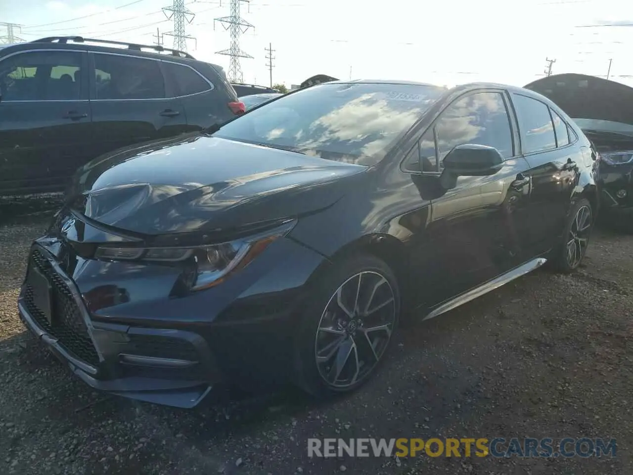 1 Photograph of a damaged car JTDS4MCE9NJ085773 TOYOTA COROLLA 2022
