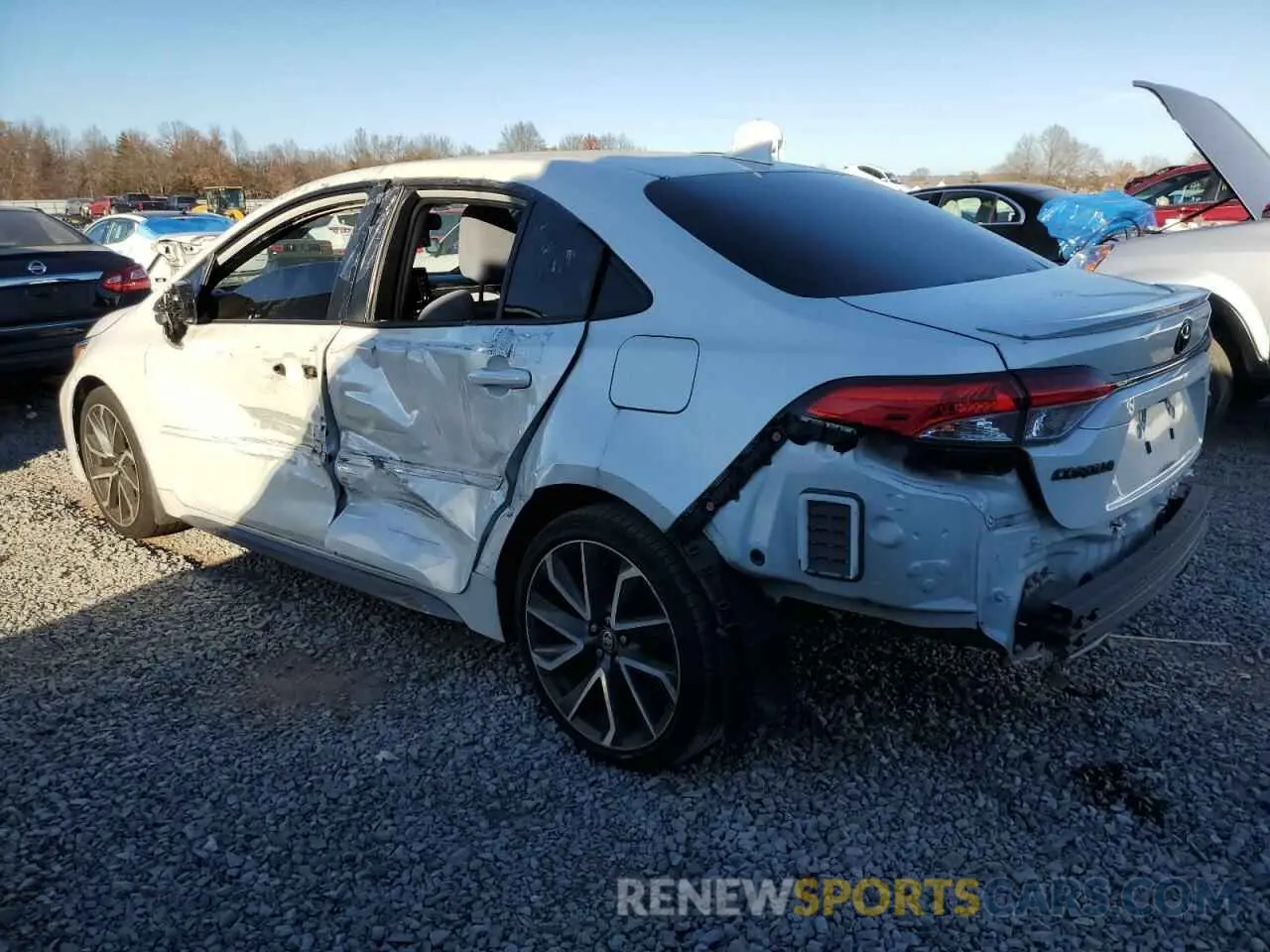 2 Photograph of a damaged car JTDS4MCE9NJ087071 TOYOTA COROLLA 2022