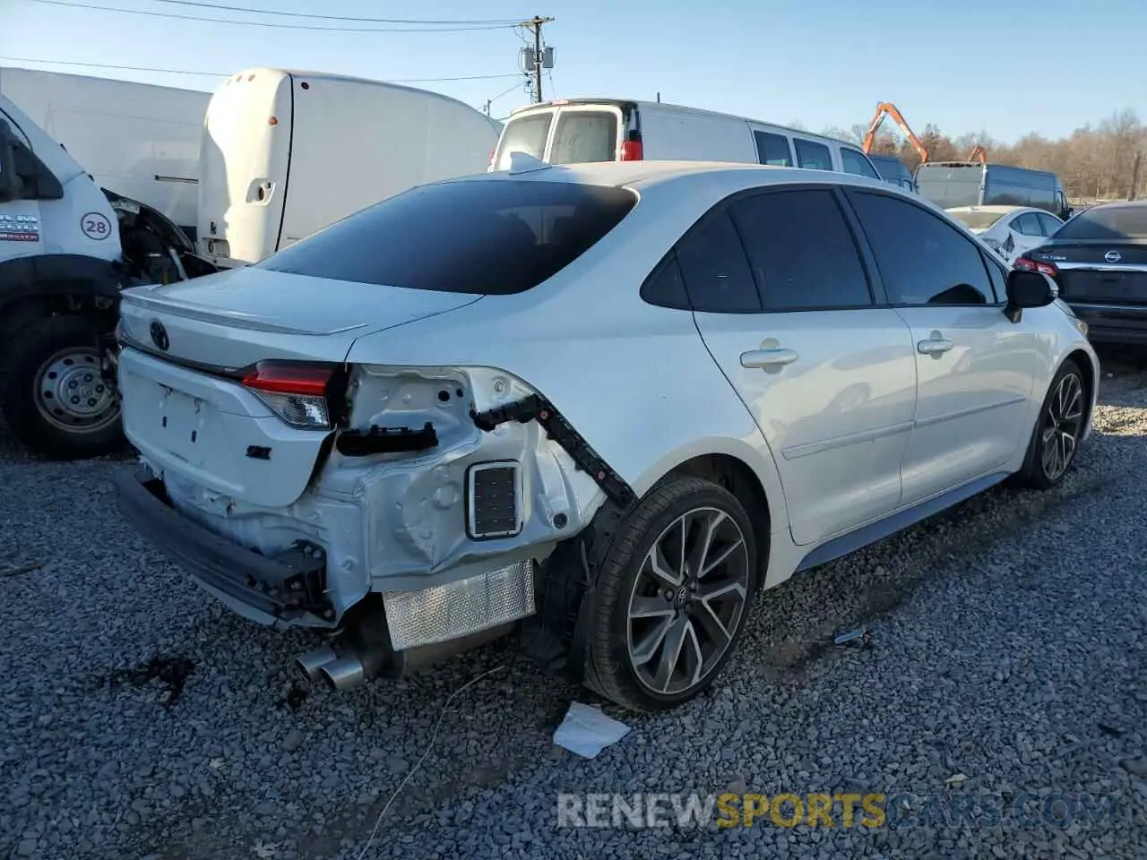 3 Photograph of a damaged car JTDS4MCE9NJ087071 TOYOTA COROLLA 2022