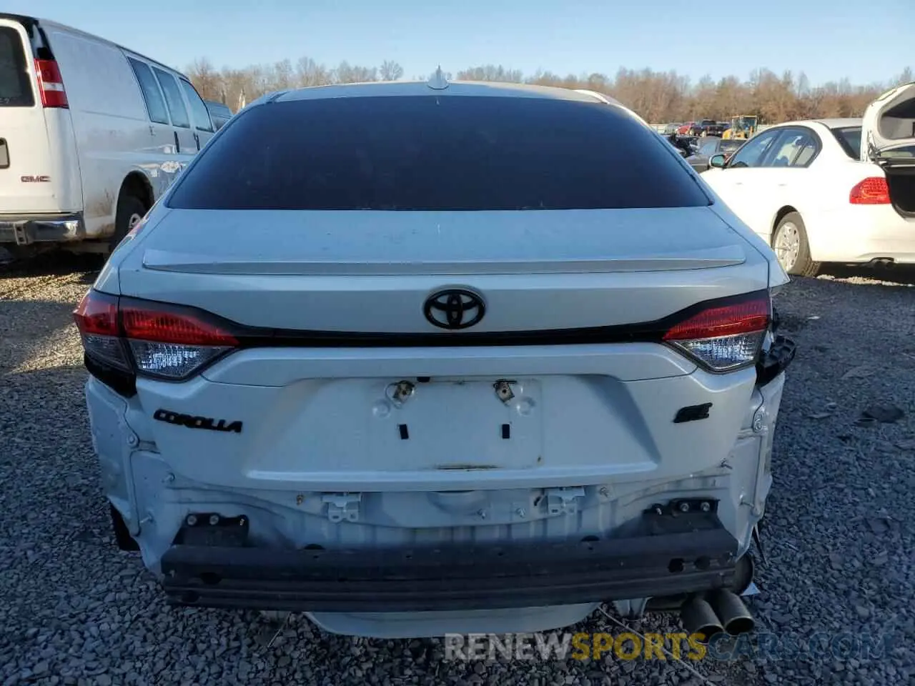 6 Photograph of a damaged car JTDS4MCE9NJ087071 TOYOTA COROLLA 2022