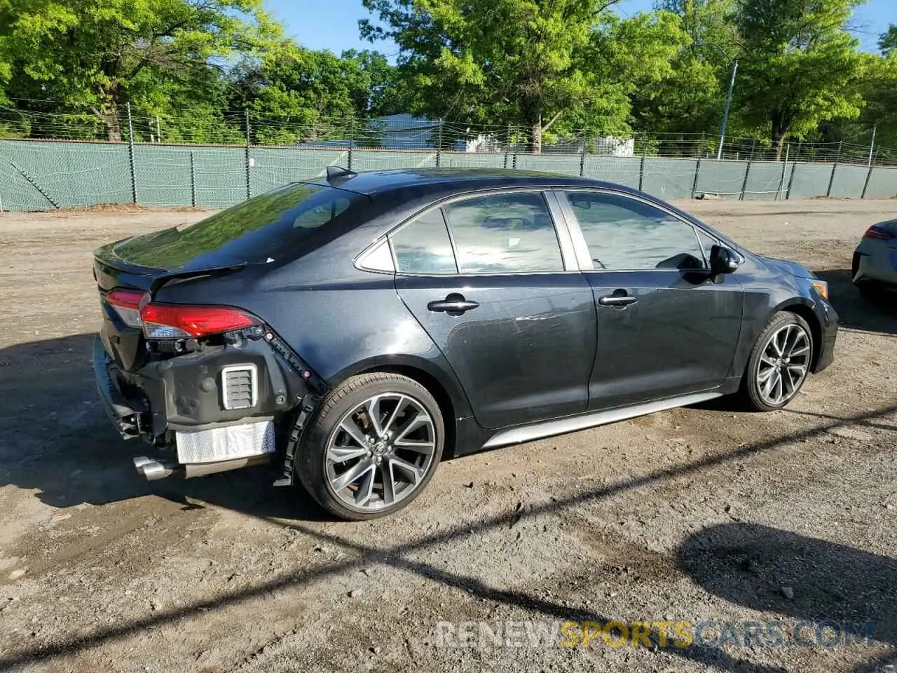 3 Photograph of a damaged car JTDS4MCE9NJ092903 TOYOTA COROLLA 2022