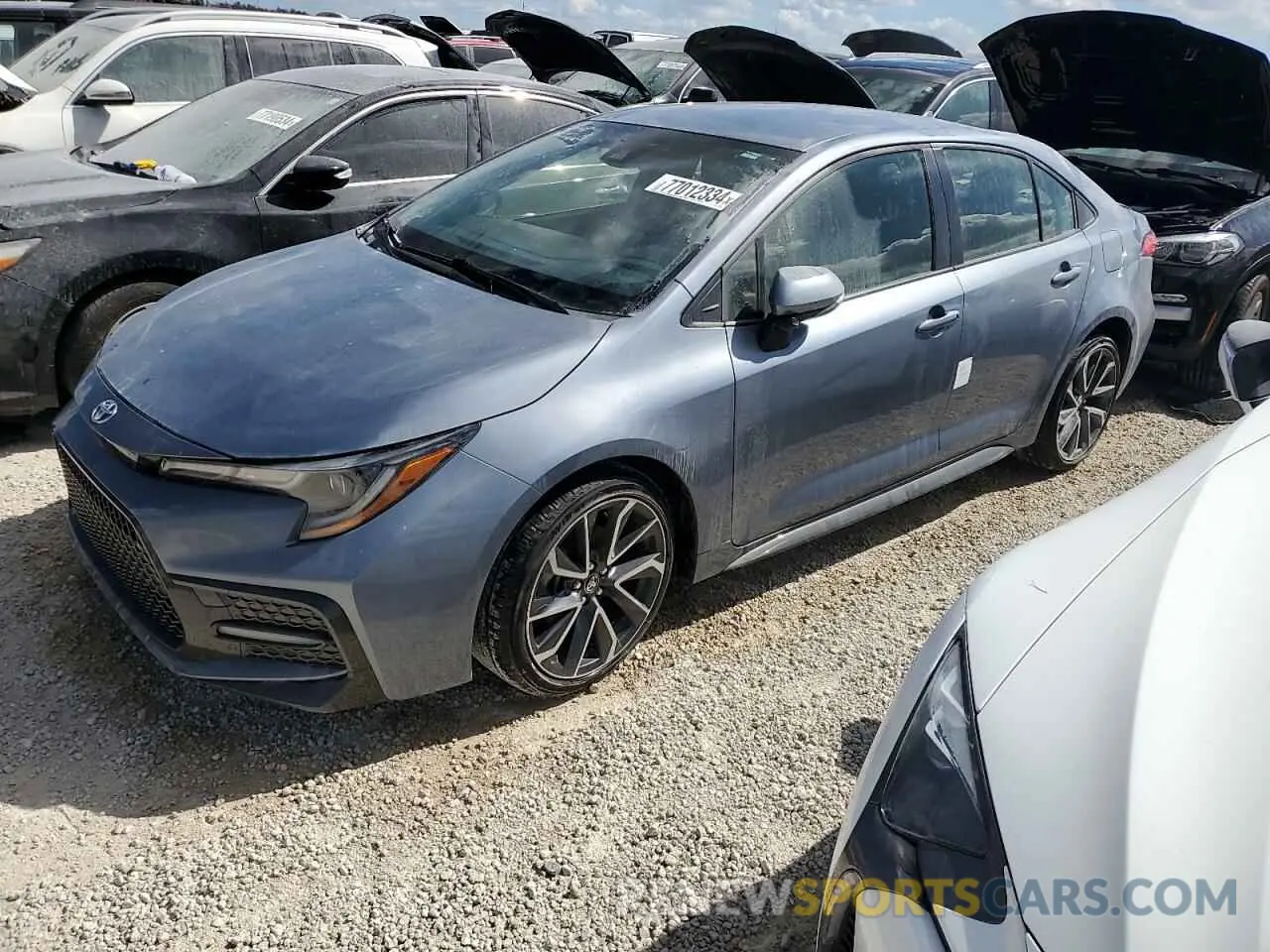 1 Photograph of a damaged car JTDS4MCE9NJ097017 TOYOTA COROLLA 2022