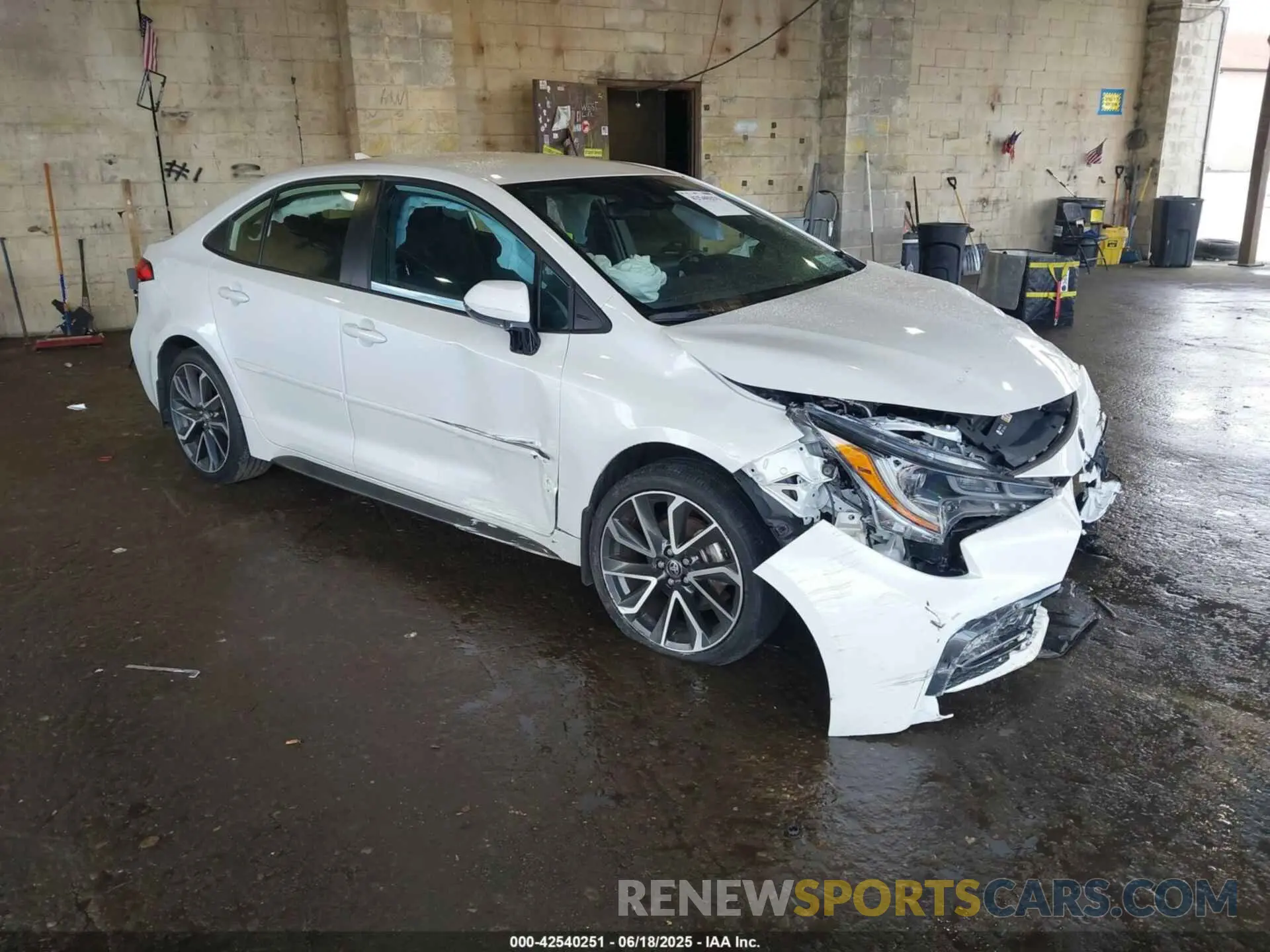 1 Photograph of a damaged car JTDS4MCEXN3500717 TOYOTA COROLLA 2022
