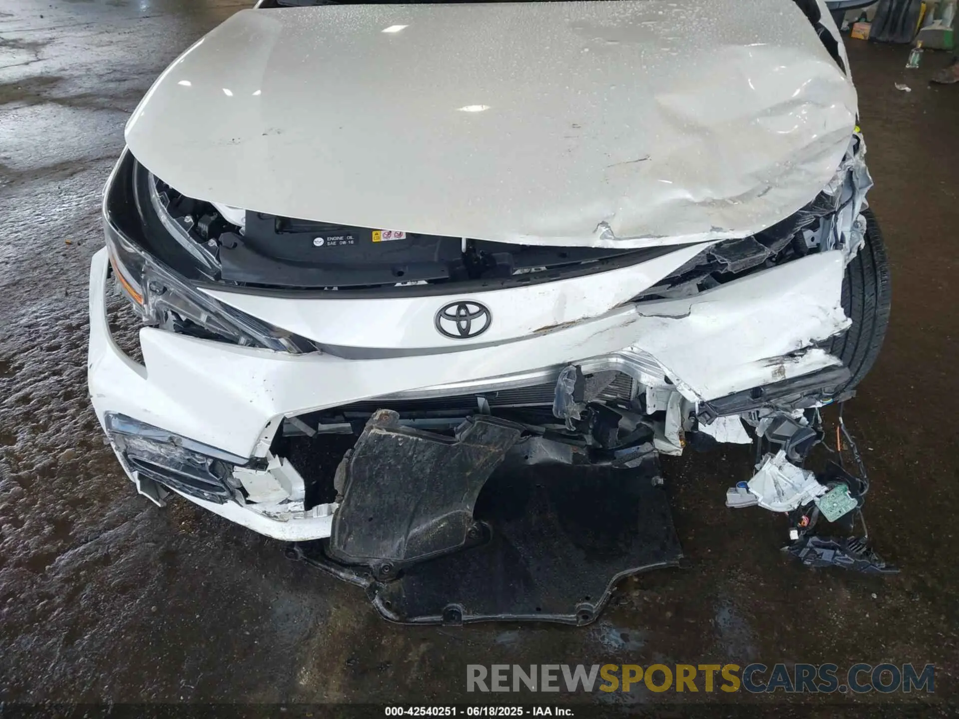6 Photograph of a damaged car JTDS4MCEXN3500717 TOYOTA COROLLA 2022