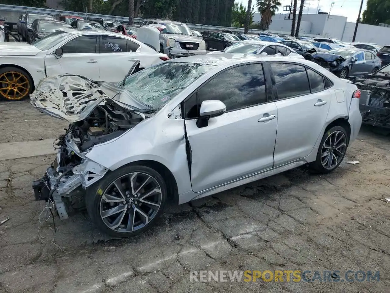 1 Photograph of a damaged car JTDS4MCEXN3501236 TOYOTA COROLLA 2022