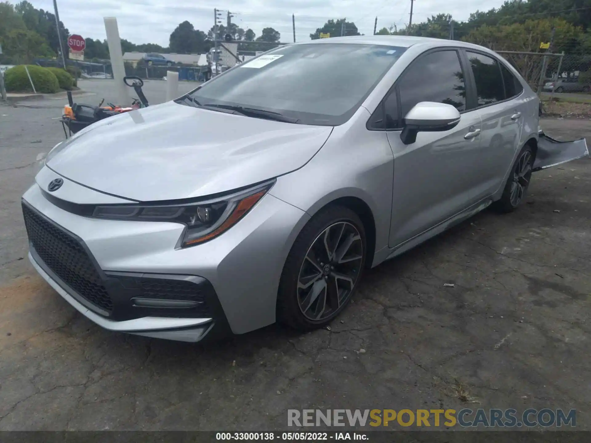 2 Photograph of a damaged car JTDS4MCEXN3502905 TOYOTA COROLLA 2022