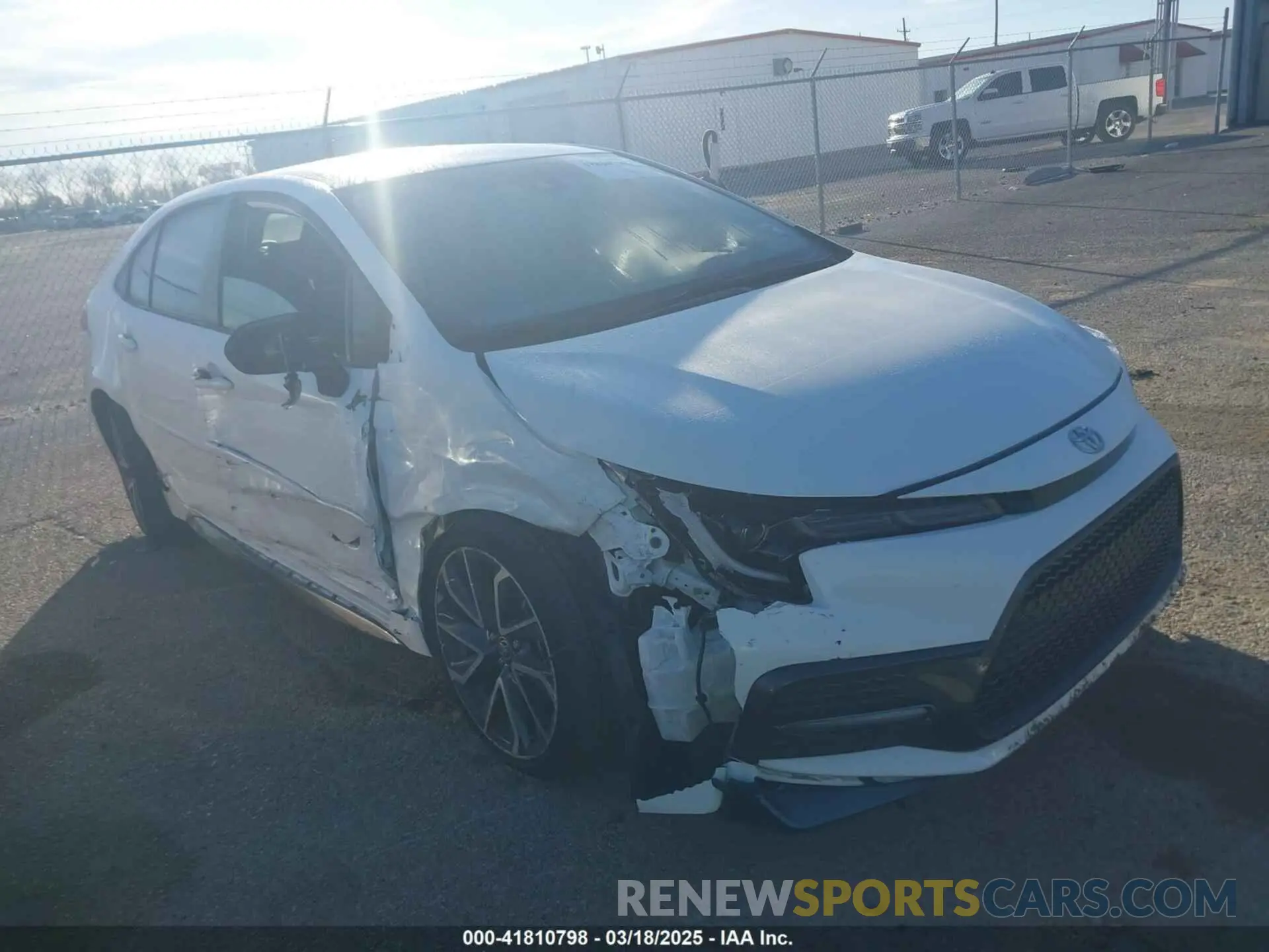 1 Photograph of a damaged car JTDS4MCEXN3508588 TOYOTA COROLLA 2022