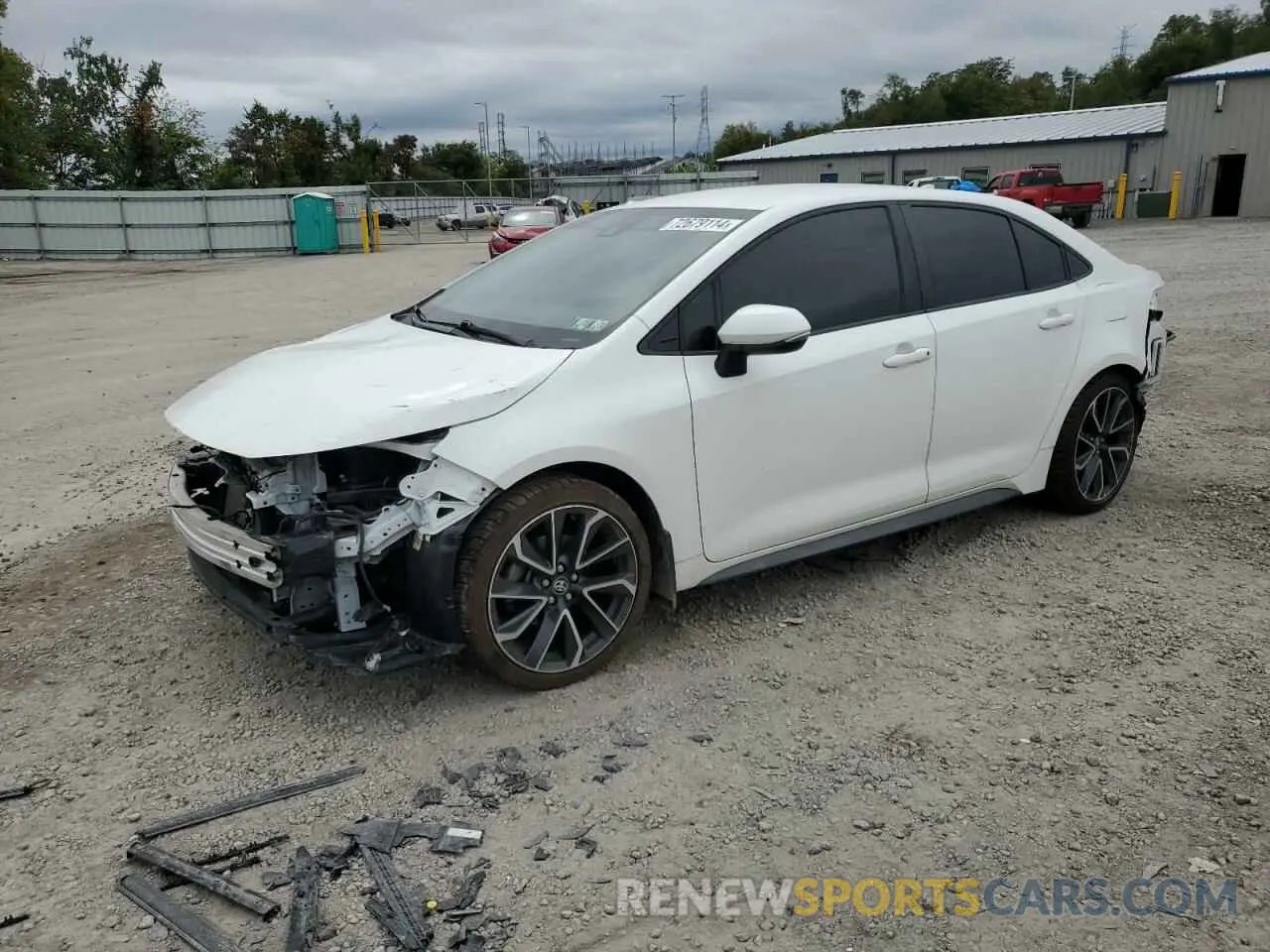 1 Photograph of a damaged car JTDS4MCEXN3510325 TOYOTA COROLLA 2022
