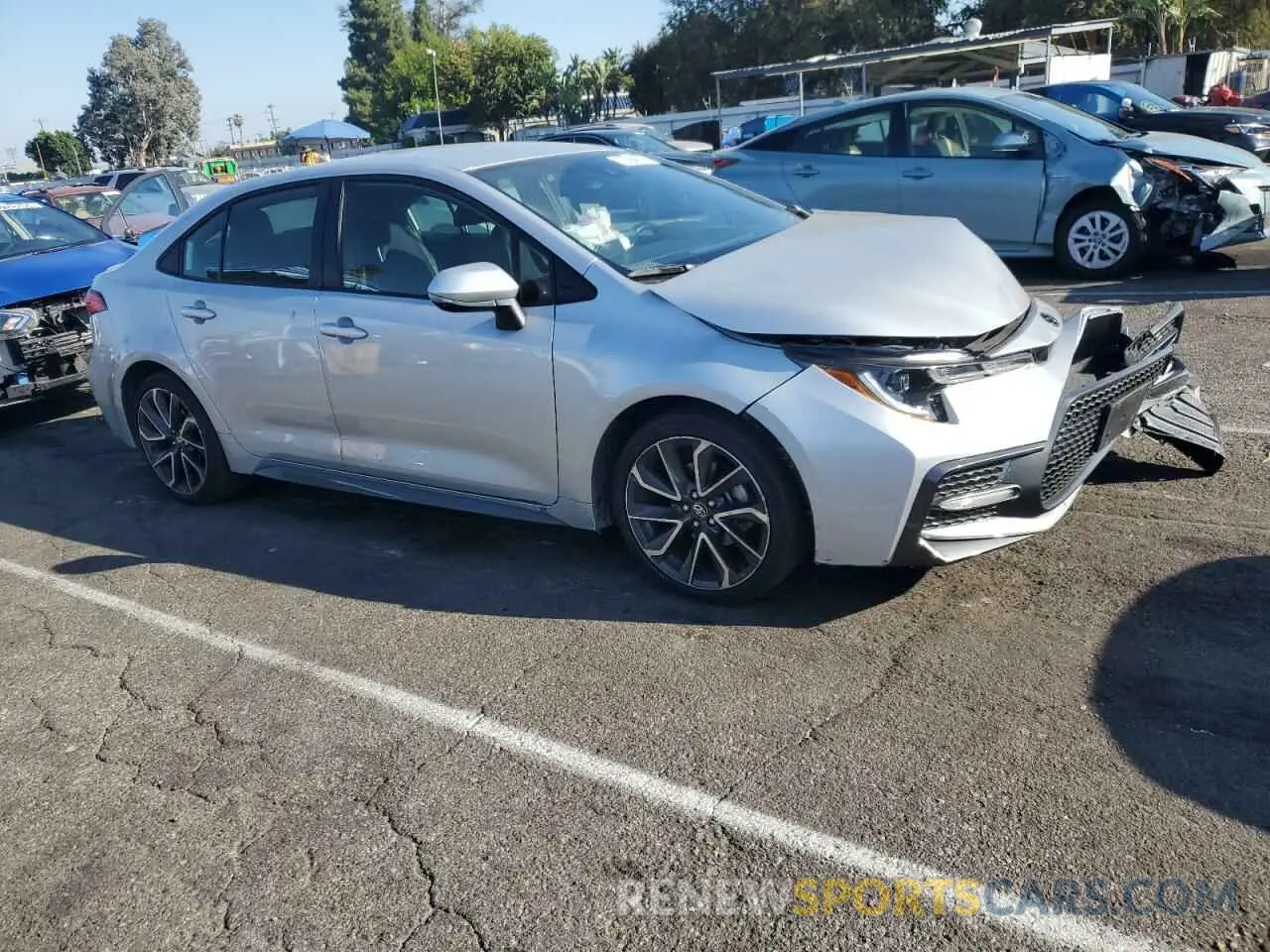 4 Photograph of a damaged car JTDS4MCEXN3511023 TOYOTA COROLLA 2022