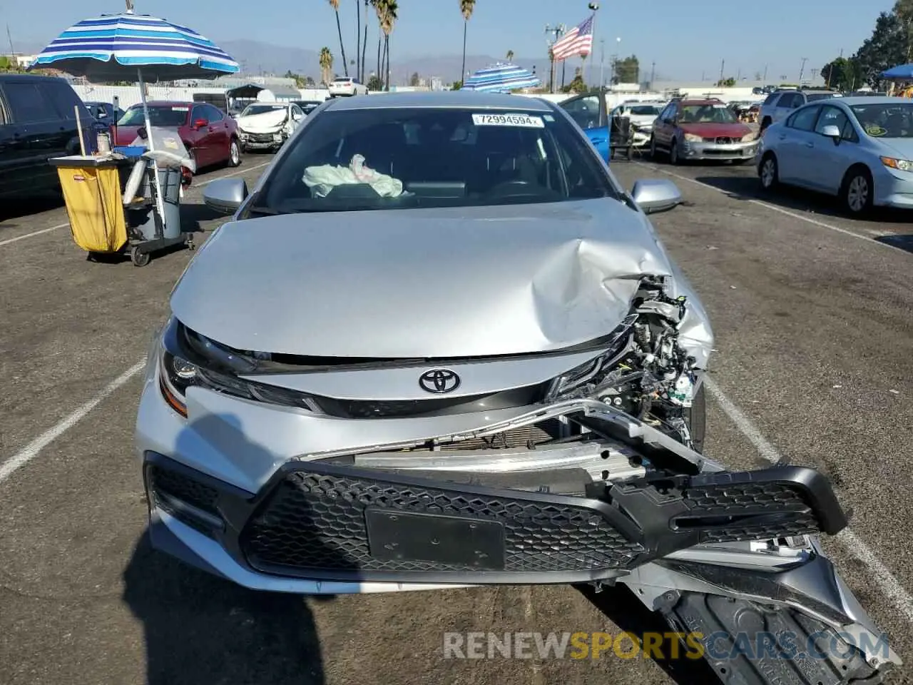 5 Photograph of a damaged car JTDS4MCEXN3511023 TOYOTA COROLLA 2022