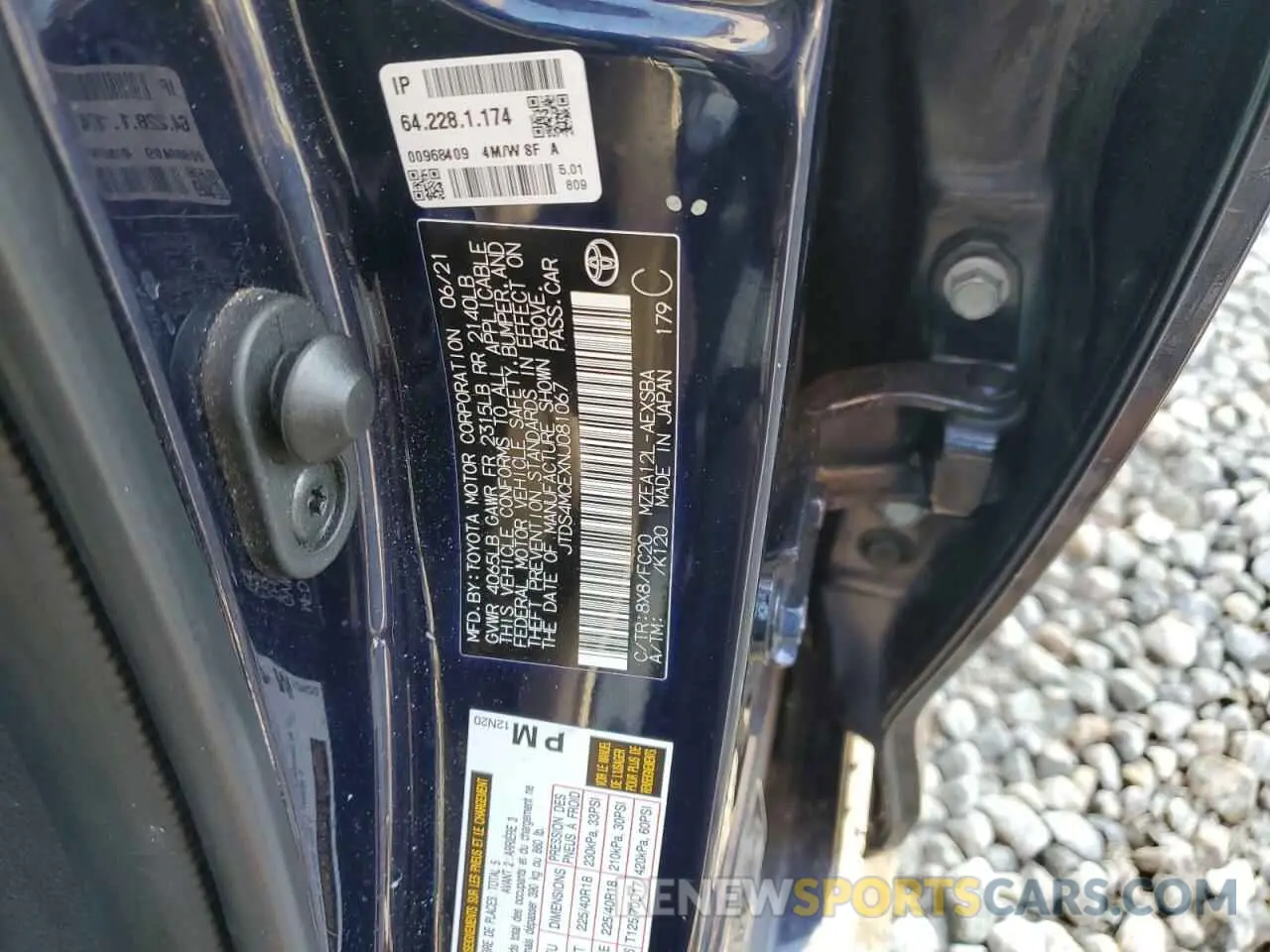 14 Photograph of a damaged car JTDS4MCEXNJ081067 TOYOTA COROLLA 2022
