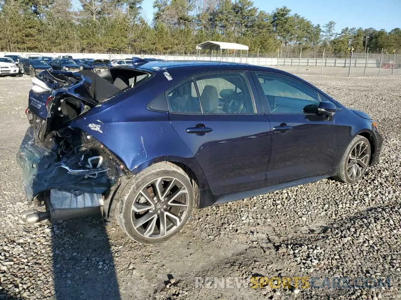 3 Photograph of a damaged car JTDS4MCEXNJ081067 TOYOTA COROLLA 2022