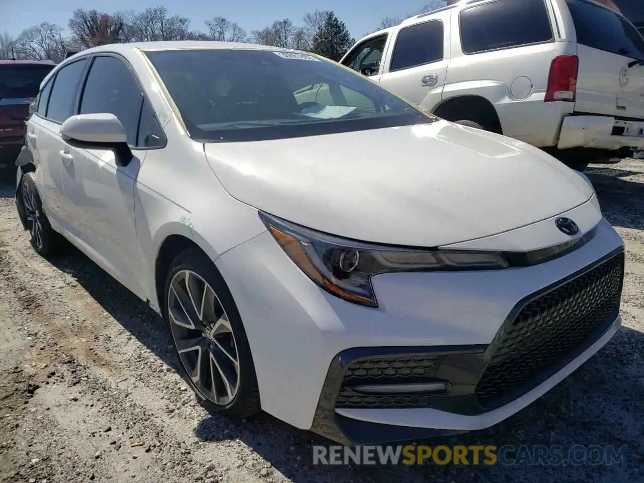 1 Photograph of a damaged car JTDS4MCEXNJ084759 TOYOTA COROLLA 2022