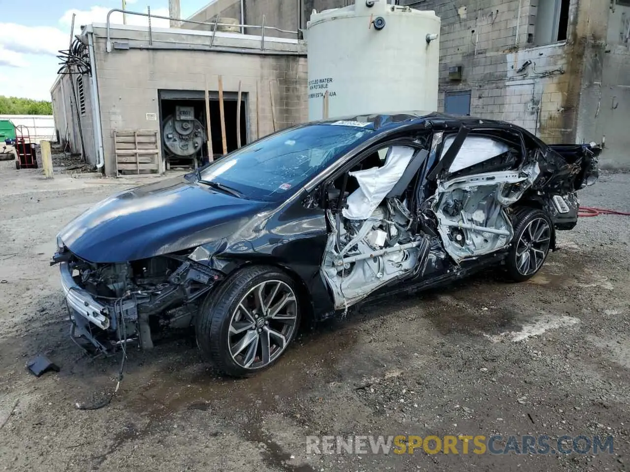 1 Photograph of a damaged car JTDS4MCEXNJ084924 TOYOTA COROLLA 2022