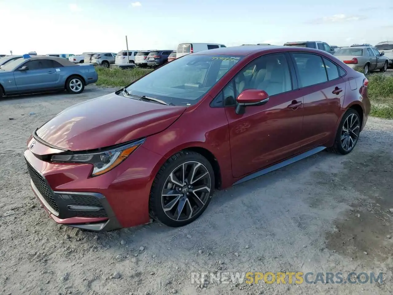 1 Photograph of a damaged car JTDS4MCEXNJ094756 TOYOTA COROLLA 2022