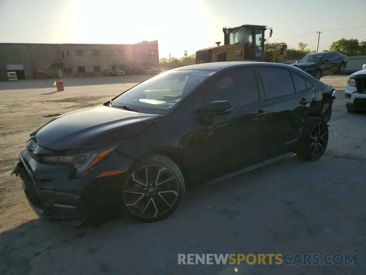 1 Photograph of a damaged car JTDS4MCEXNJ098614 TOYOTA COROLLA 2022