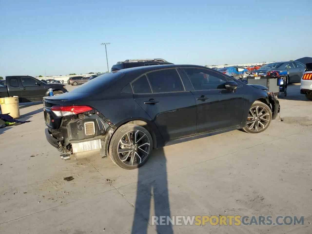 3 Photograph of a damaged car JTDS4MCEXNJ098614 TOYOTA COROLLA 2022