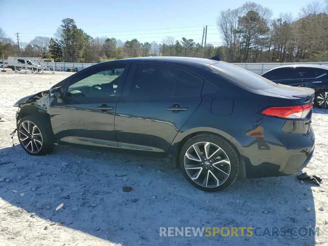 2 Photograph of a damaged car JTDS4MCEXNJ098791 TOYOTA COROLLA 2022