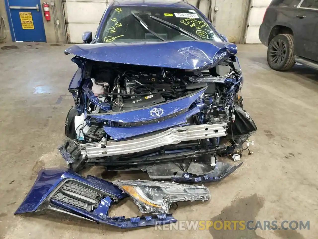 9 Photograph of a damaged car JTDT4MCE3NJ084980 TOYOTA COROLLA 2022