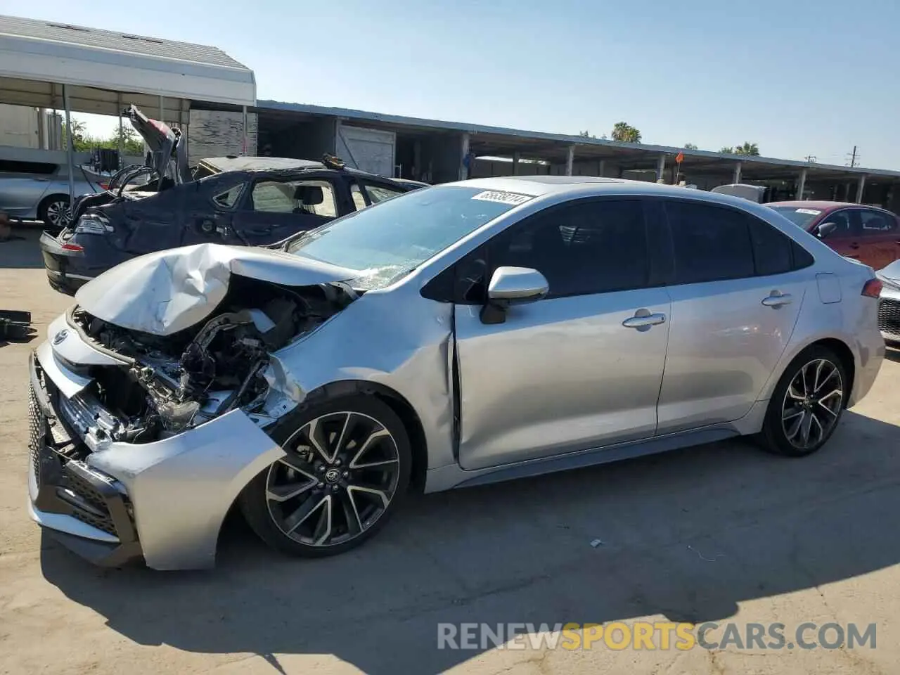 1 Photograph of a damaged car JTDT4MCE5N3503013 TOYOTA COROLLA 2022
