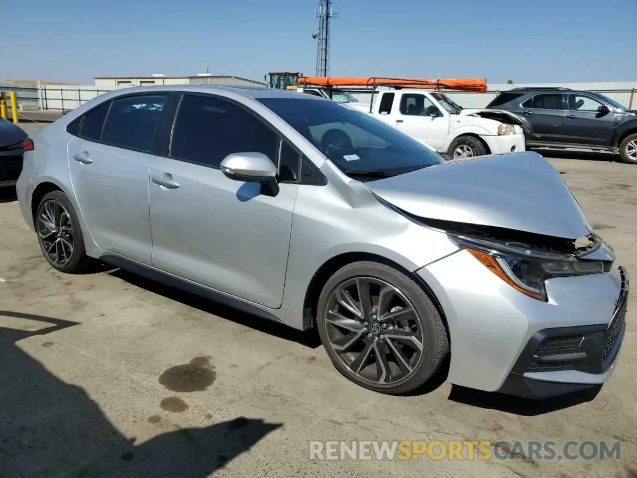 4 Photograph of a damaged car JTDT4MCE5N3503013 TOYOTA COROLLA 2022