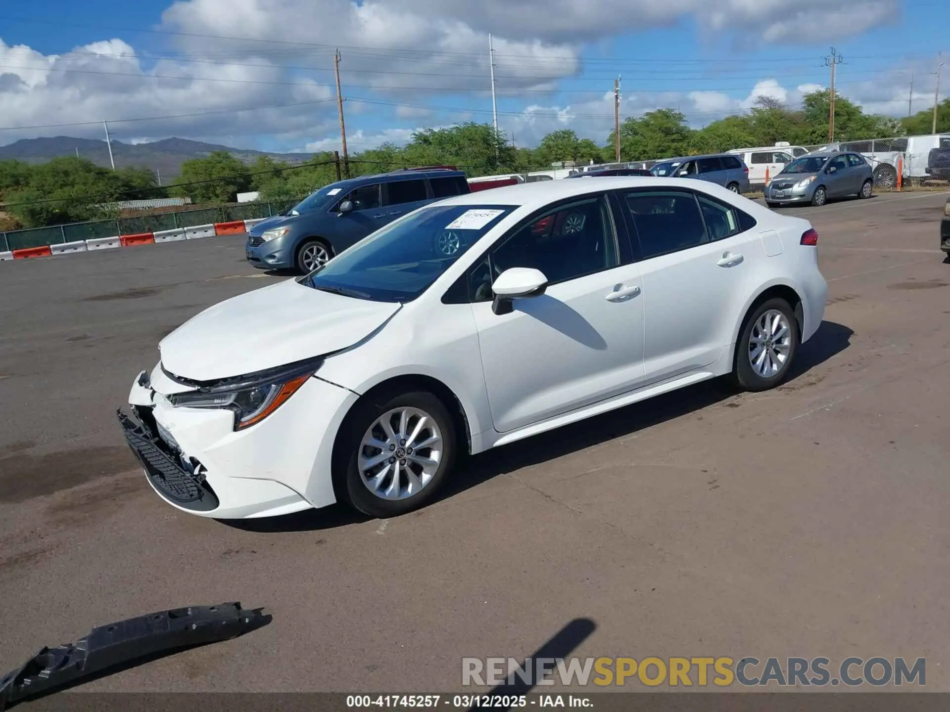 2 Photograph of a damaged car JTDVPMAE0N3022606 TOYOTA COROLLA 2022