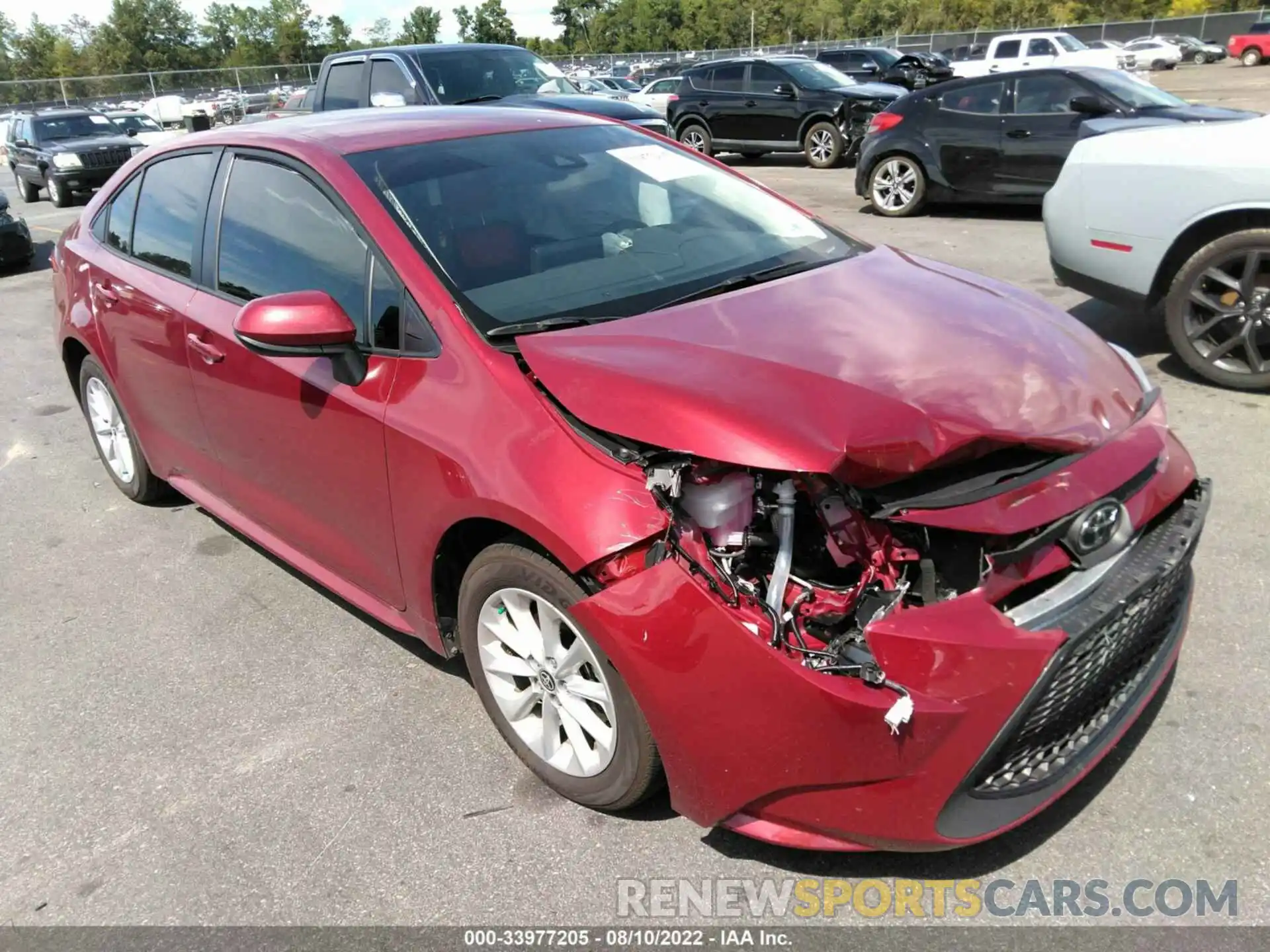 1 Photograph of a damaged car JTDVPMAE0NJ211994 TOYOTA COROLLA 2022