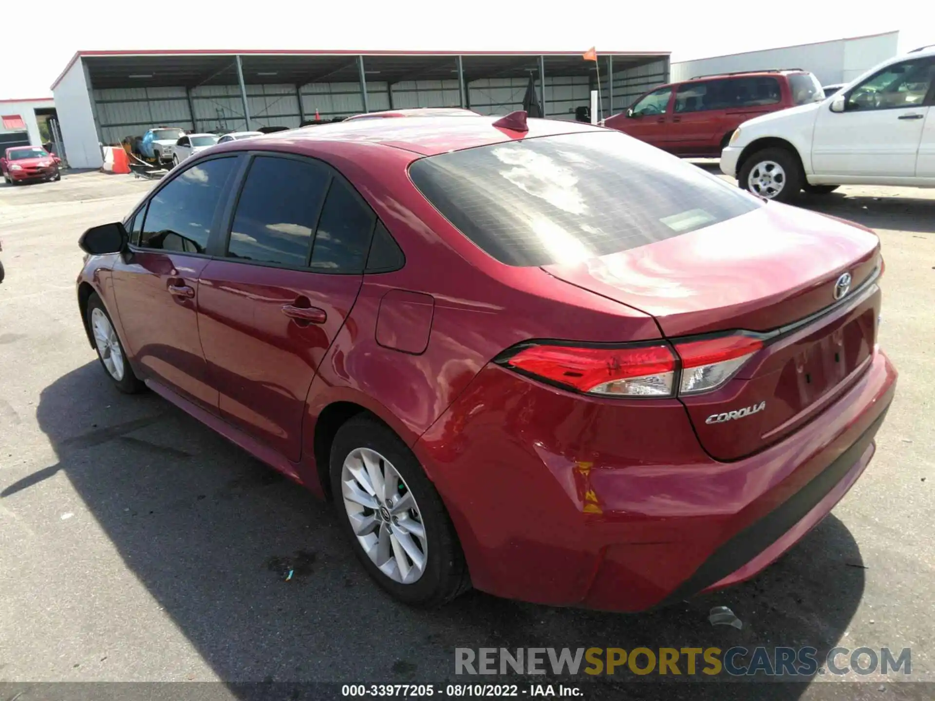 3 Photograph of a damaged car JTDVPMAE0NJ211994 TOYOTA COROLLA 2022