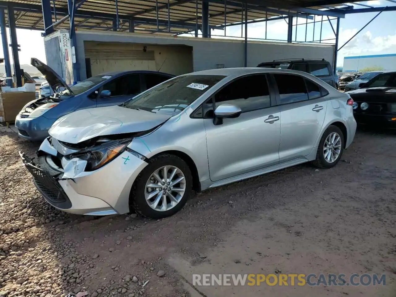 1 Photograph of a damaged car JTDVPMAE2N3023806 TOYOTA COROLLA 2022