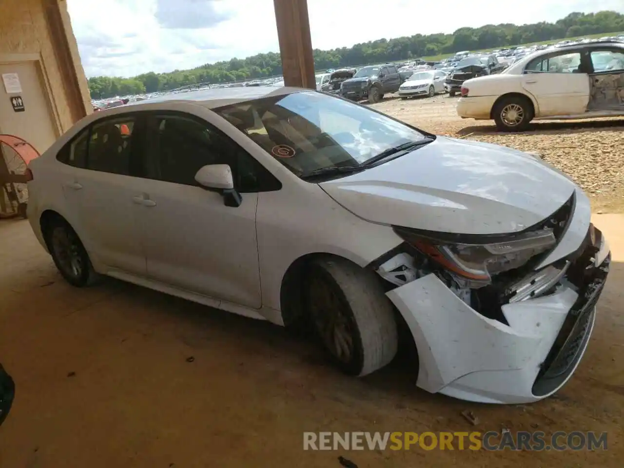 1 Photograph of a damaged car JTDVPMAE2NJ199606 TOYOTA COROLLA 2022