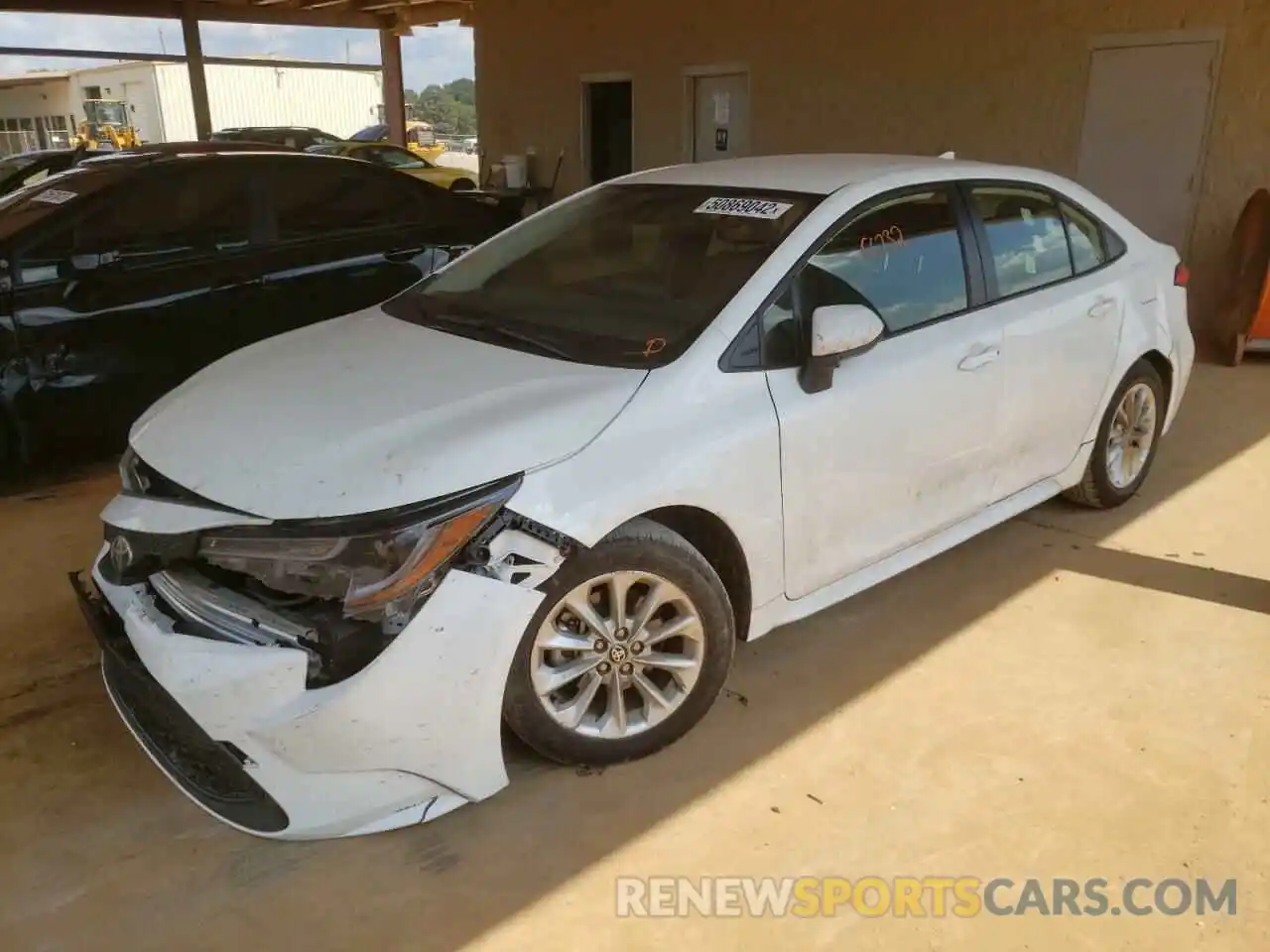 2 Photograph of a damaged car JTDVPMAE2NJ199606 TOYOTA COROLLA 2022