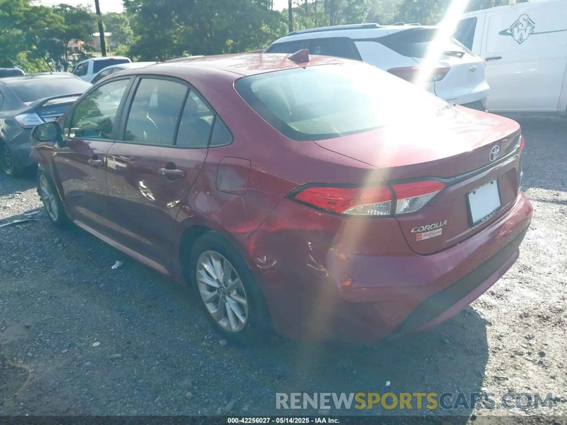 3 Photograph of a damaged car JTDVPMAE2NJ210717 TOYOTA COROLLA 2022